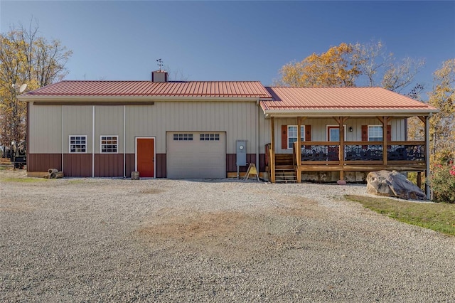 view of front of home featuring a porch