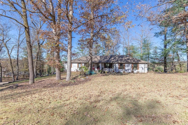 view of ranch-style house