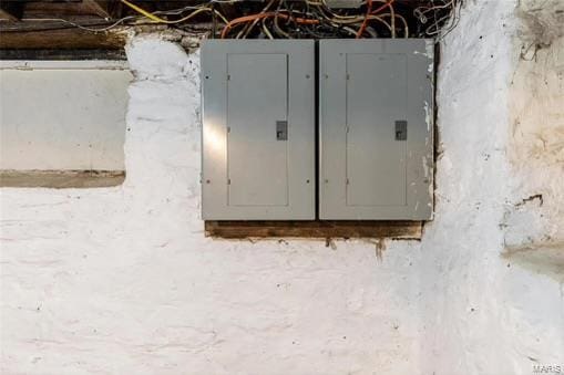 utility room featuring electric panel