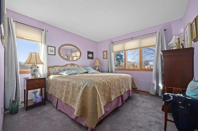 bedroom with carpet flooring