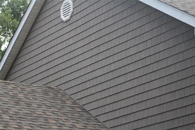 exterior details with a skylight