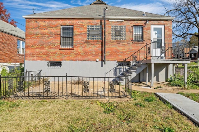 view of rear view of property