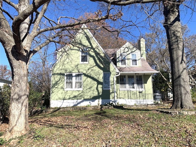 view of front of house featuring a porch