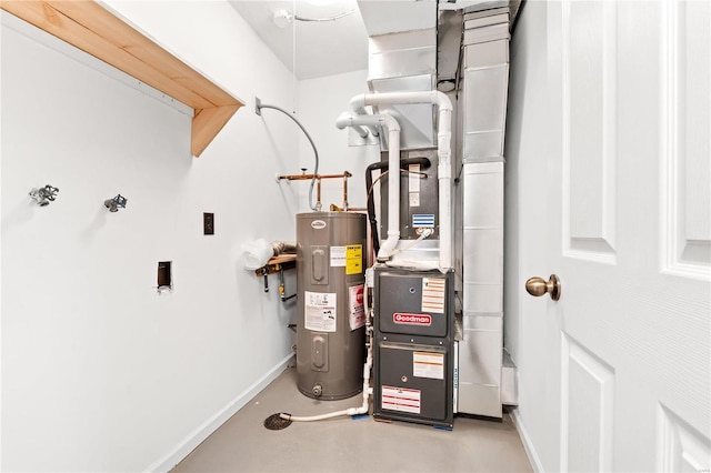 utilities with water heater