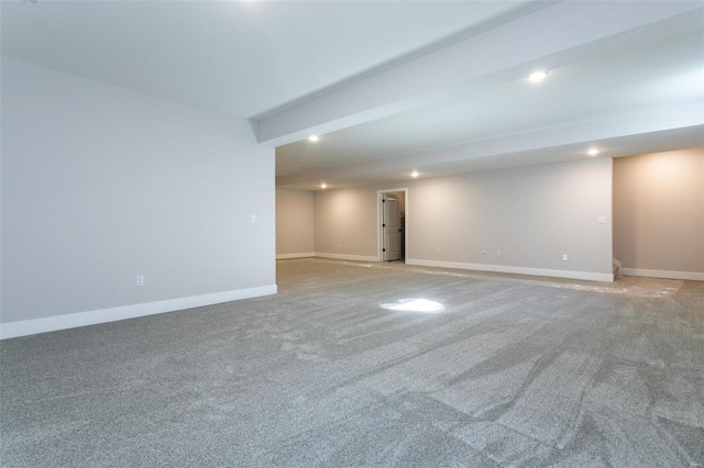 interior space with light carpet