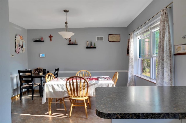 view of dining room