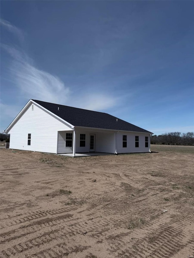 view of rear view of property