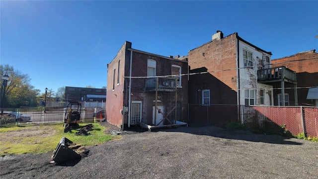 view of rear view of house