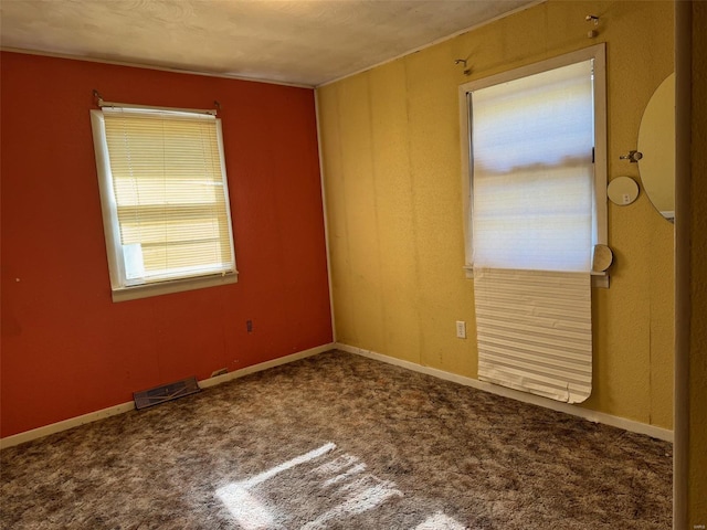 empty room with carpet floors