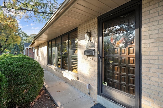 view of entrance to property