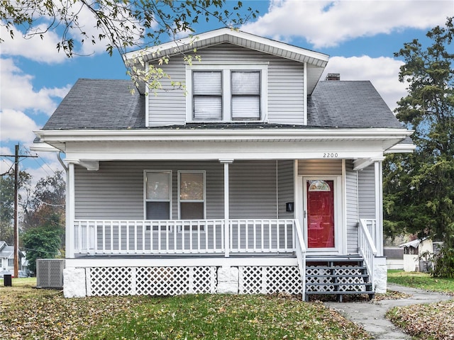 view of front of property