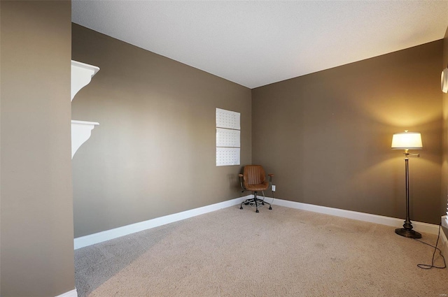 empty room with carpet floors