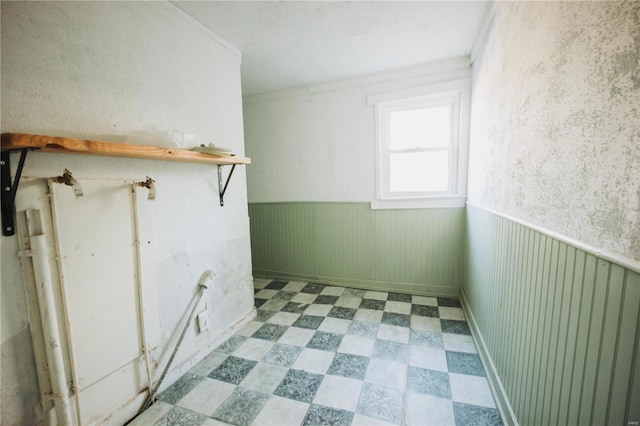 view of laundry area