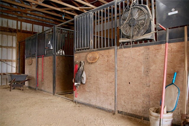 view of horse barn