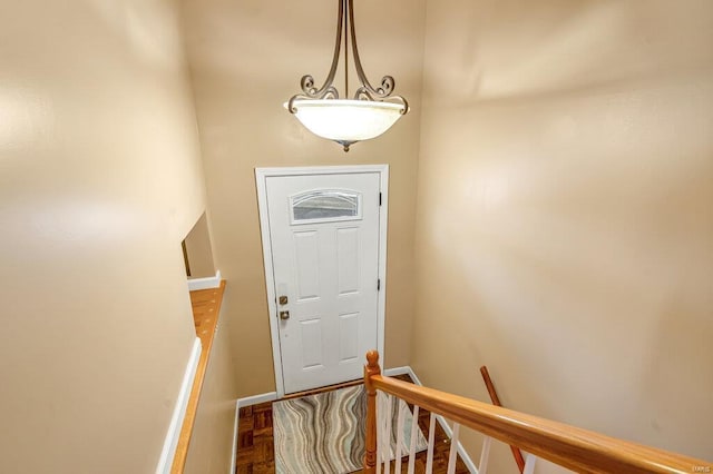 doorway with baseboards