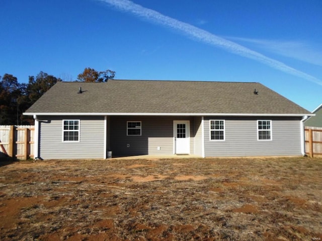 view of rear view of house