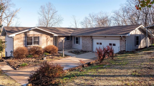 ranch-style house with a garage