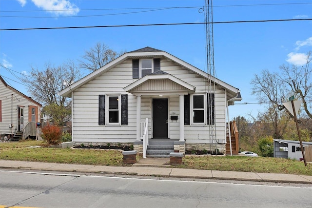 view of bungalow-style home