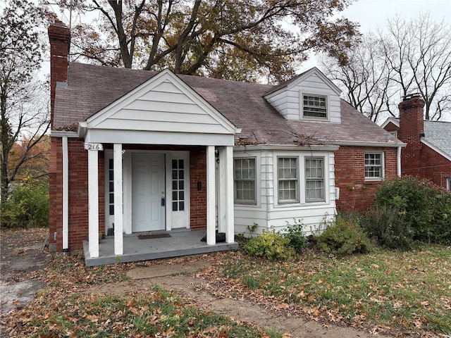 view of front of property