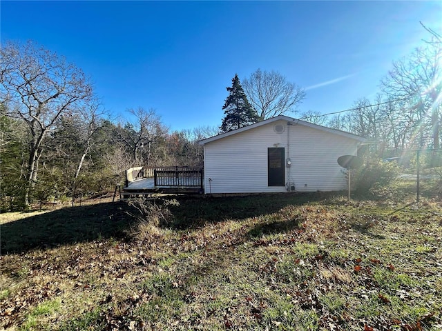 view of outbuilding