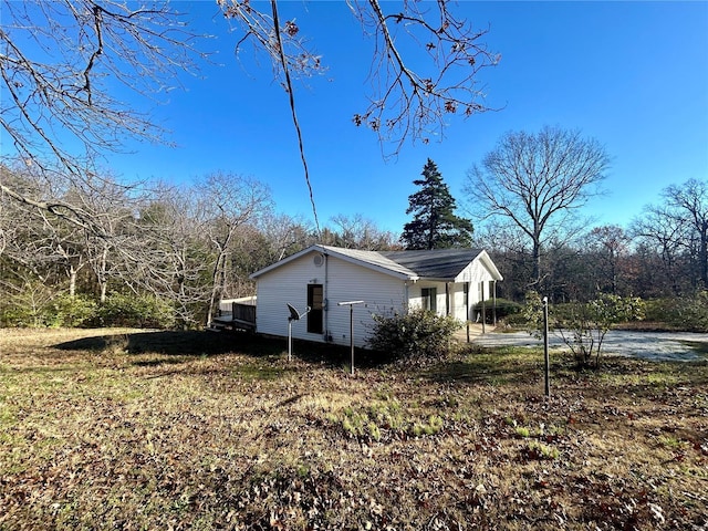 view of side of property