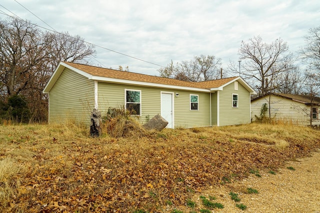 view of home's exterior