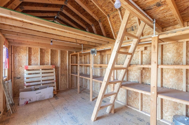 view of storage room