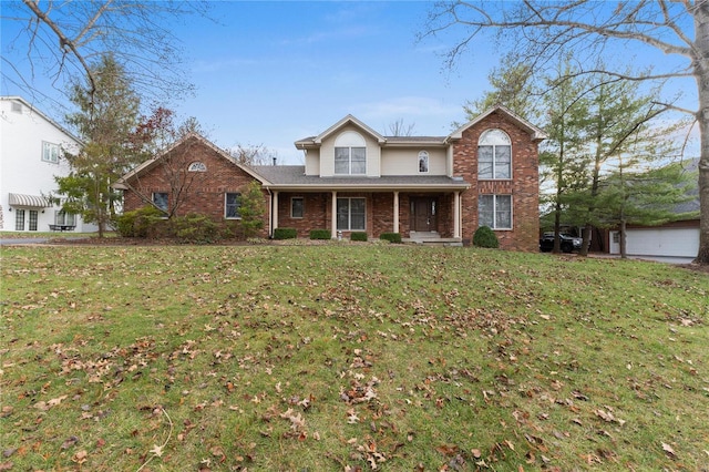 view of property with a front yard