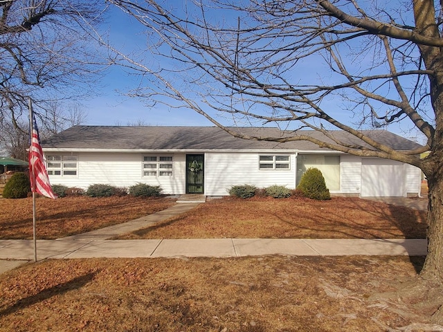 view of ranch-style home