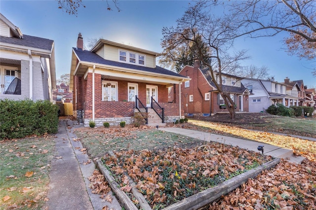 bungalow with covered porch