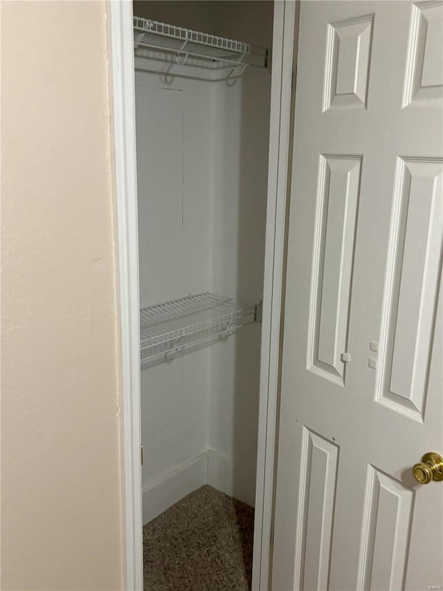 view of closet