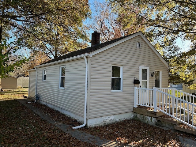 view of home's exterior