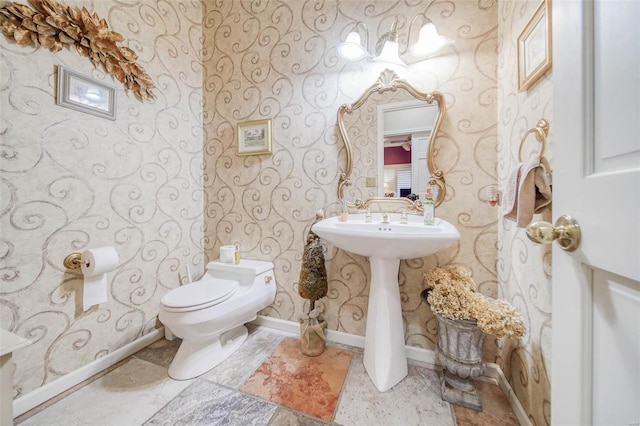 bathroom with toilet