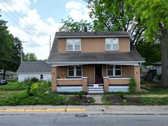 view of front facade with covered porch