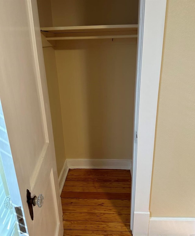 view of closet