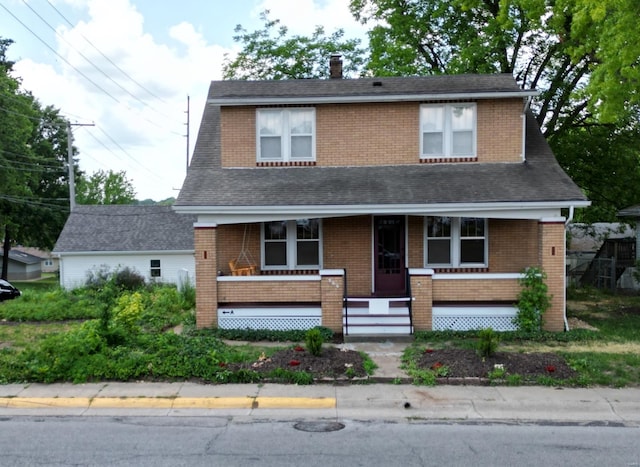 view of front of home featuring a porch