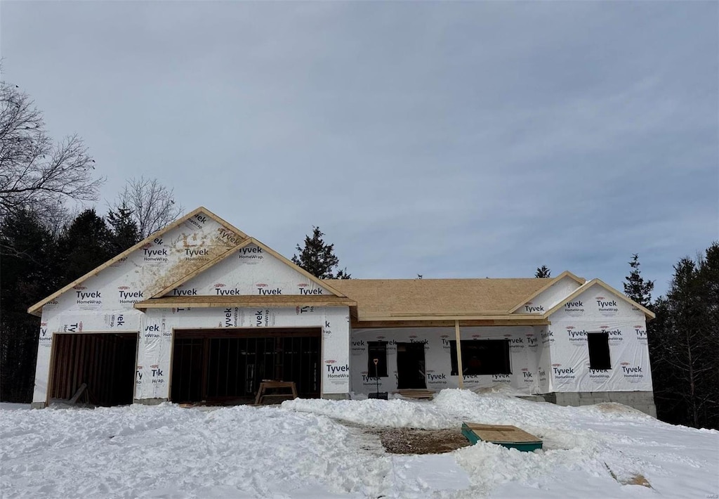 view of property in mid-construction