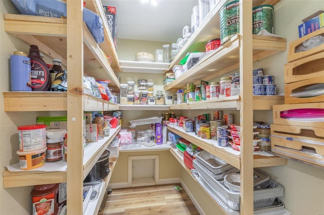 view of pantry