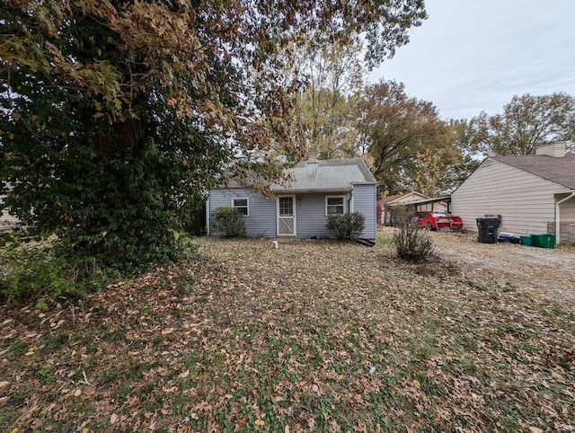 view of rear view of house