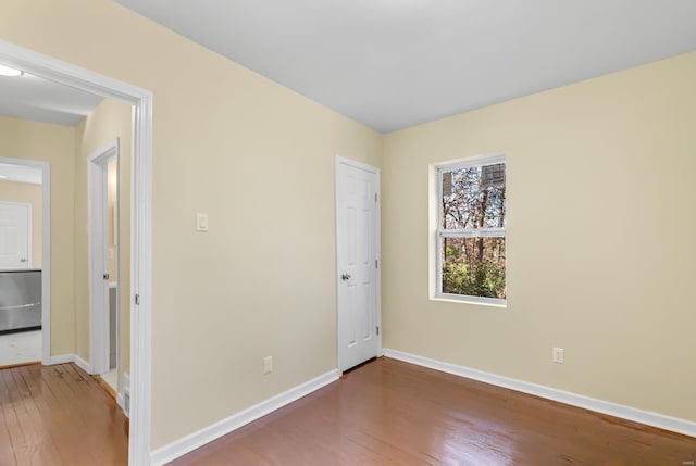 interior space featuring hardwood / wood-style floors