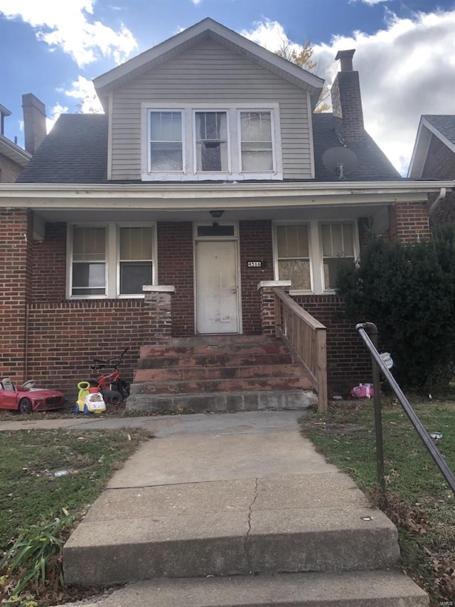 view of front of house featuring a porch