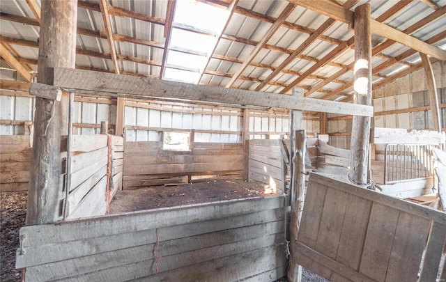 view of horse barn