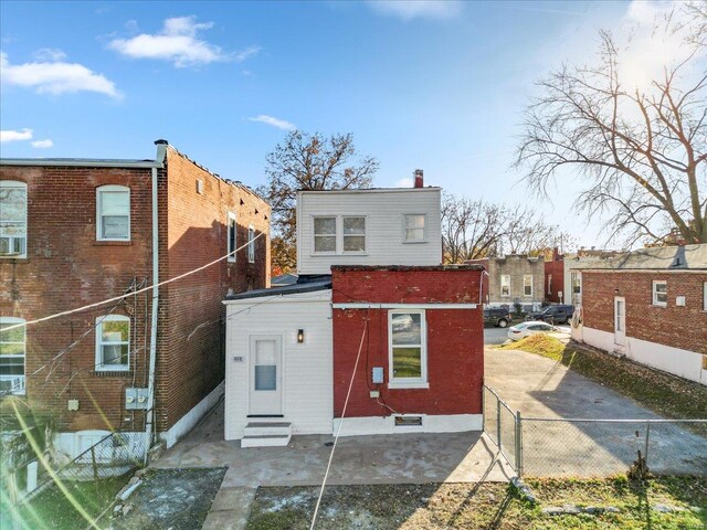 view of rear view of property