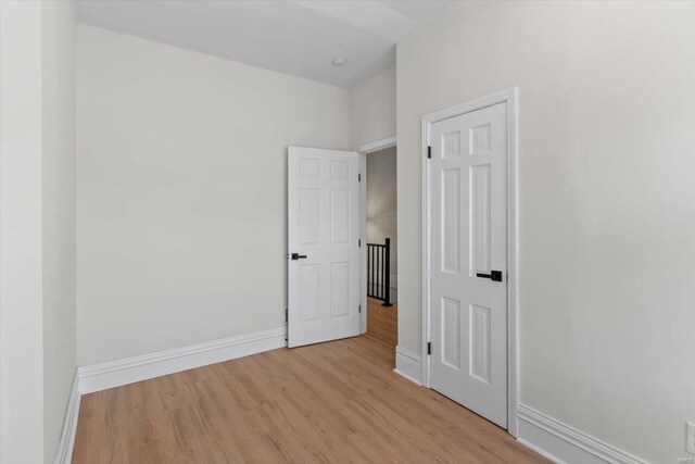 interior space featuring light hardwood / wood-style flooring