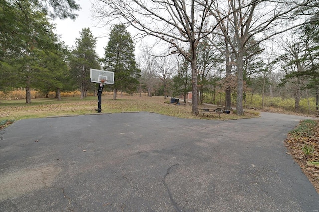 view of sport court