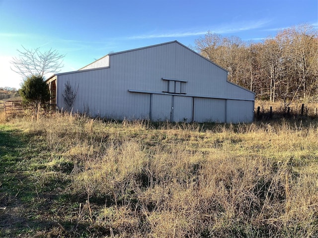 view of outdoor structure