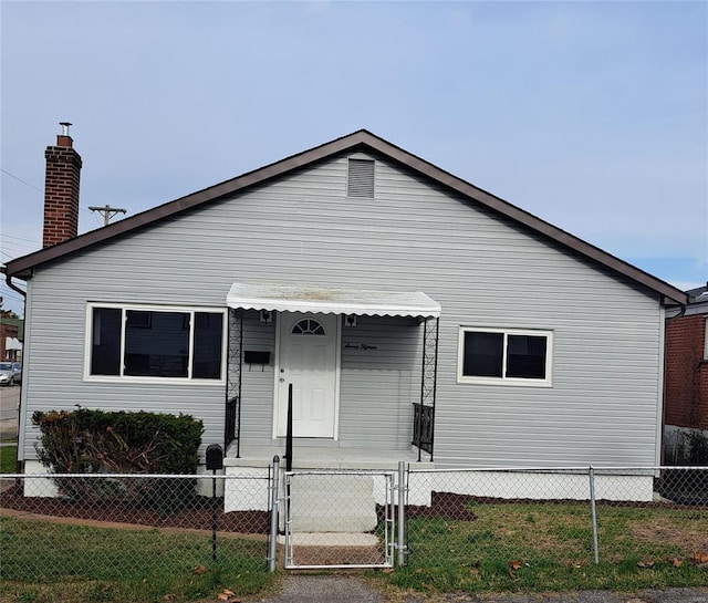 view of front of home