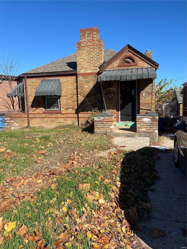 view of rear view of property