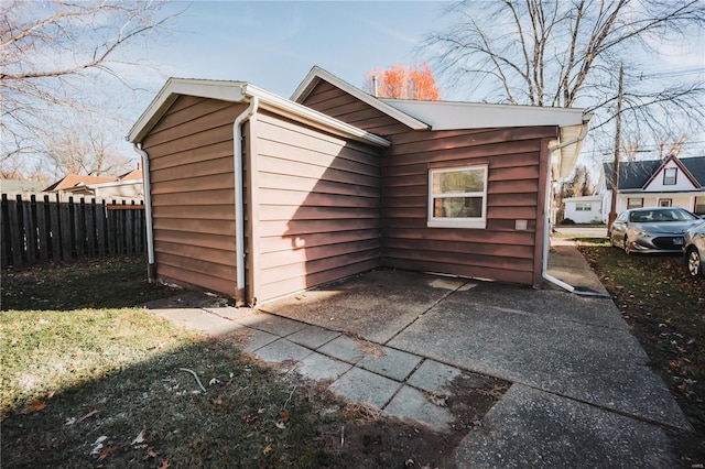 view of outbuilding