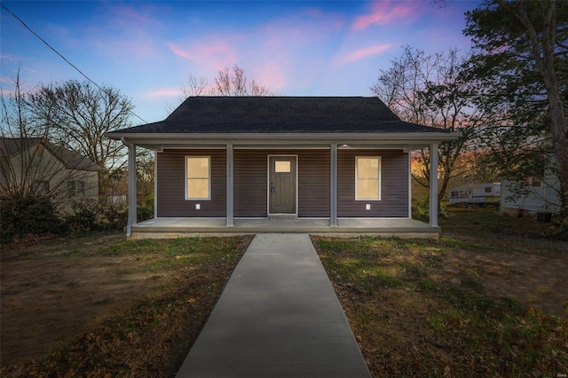 bungalow with covered porch